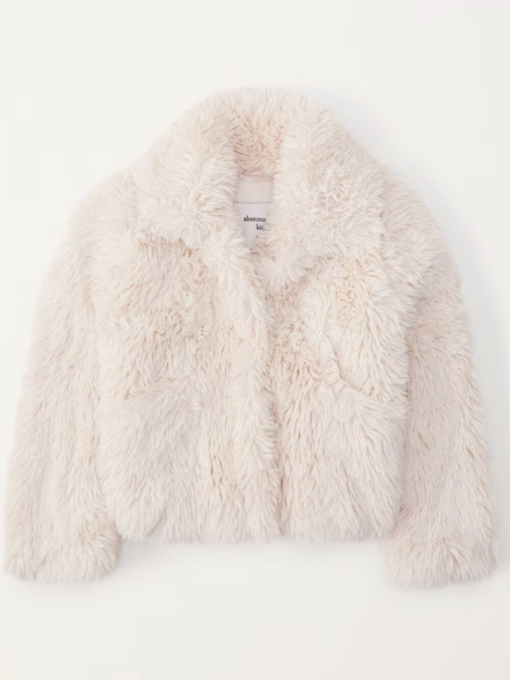 Abercrombie kids faux fur jacket